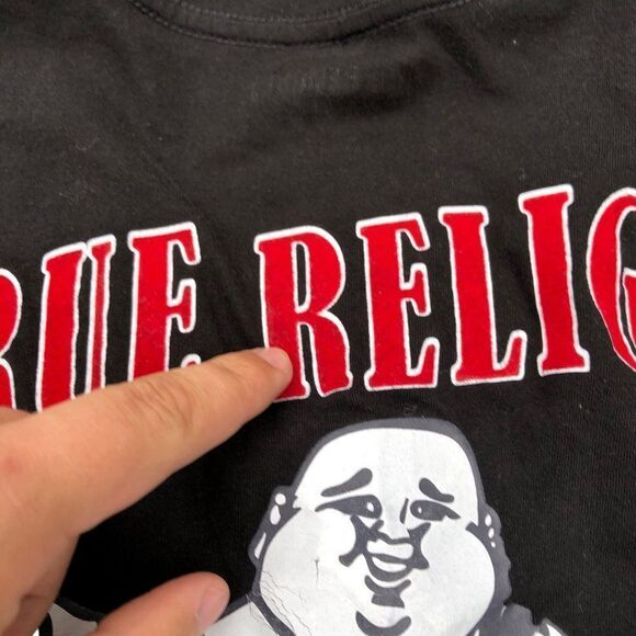 Vintage True Religion Shirt XXL Buddha Logo Crew Neck Tee XXL - Picture 8 of 9